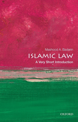 Mashood A. Baderin - Islamic Law: A Very Short Introduction