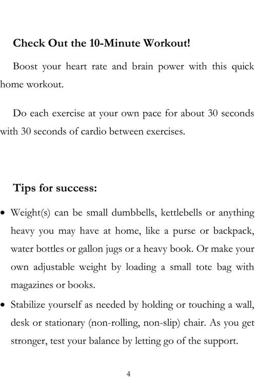 WORKOUT MOVES Try the 10-Minute Home Workout and Boost Your Activity Level Strength Training Book - photo 4