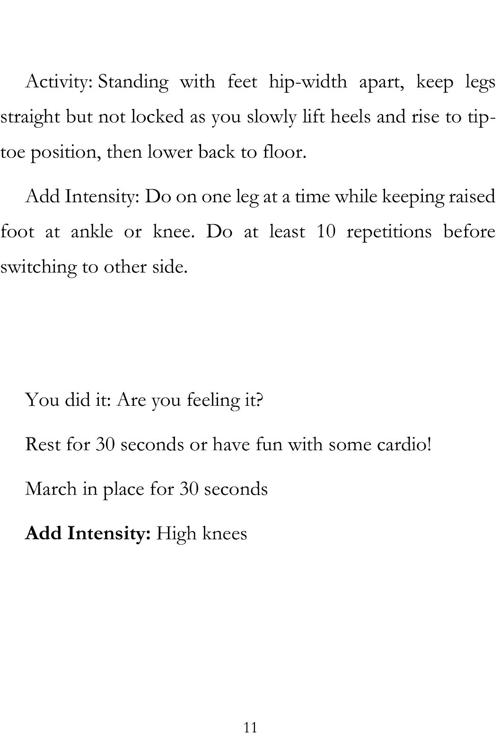 WORKOUT MOVES Try the 10-Minute Home Workout and Boost Your Activity Level Strength Training Book - photo 11