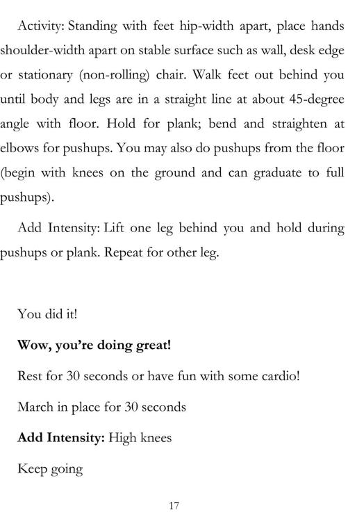 WORKOUT MOVES Try the 10-Minute Home Workout and Boost Your Activity Level Strength Training Book - photo 17