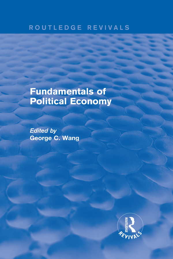 George C Wang Fundamentals of Political Economy is a popular introductory - photo 1