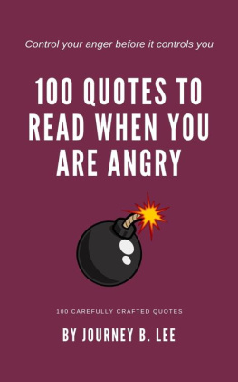 Lee - 100 Quotes To Read When You Are Angry