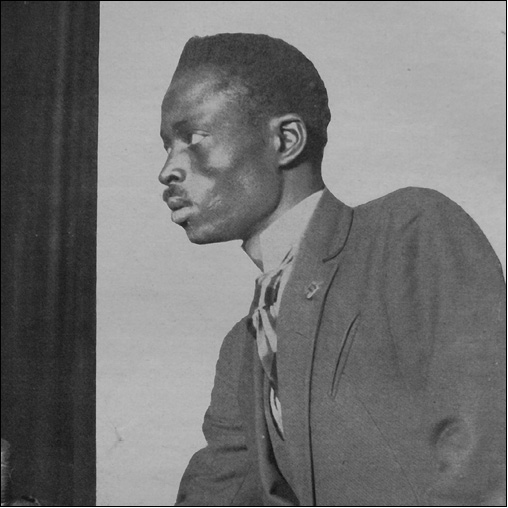 Lamine Senghor in 1927 speaking at the League against Imperialism in Brussels - photo 4