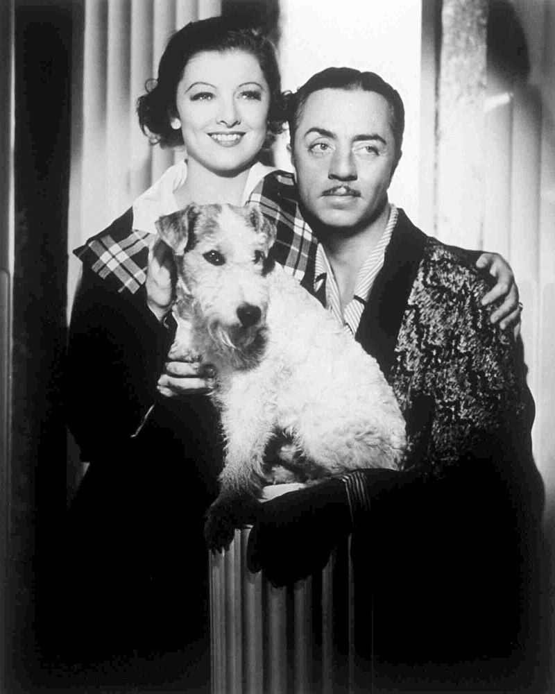 Powell and Myrna Loy in a promo shot for The Thin Man About Charles River - photo 1