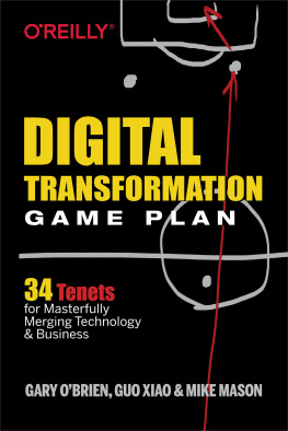 Gary OBrien - Digital Transformation Game Plan