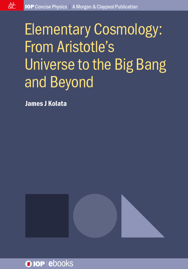 Contents Contents Elementary Cosmology From Aristotles Universe to the Big - photo 1