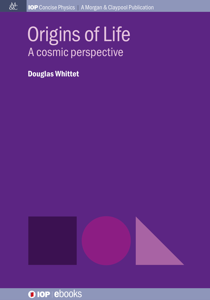 Contents Contents Origins of Life A cosmic perspective Douglas Whittet New - photo 1