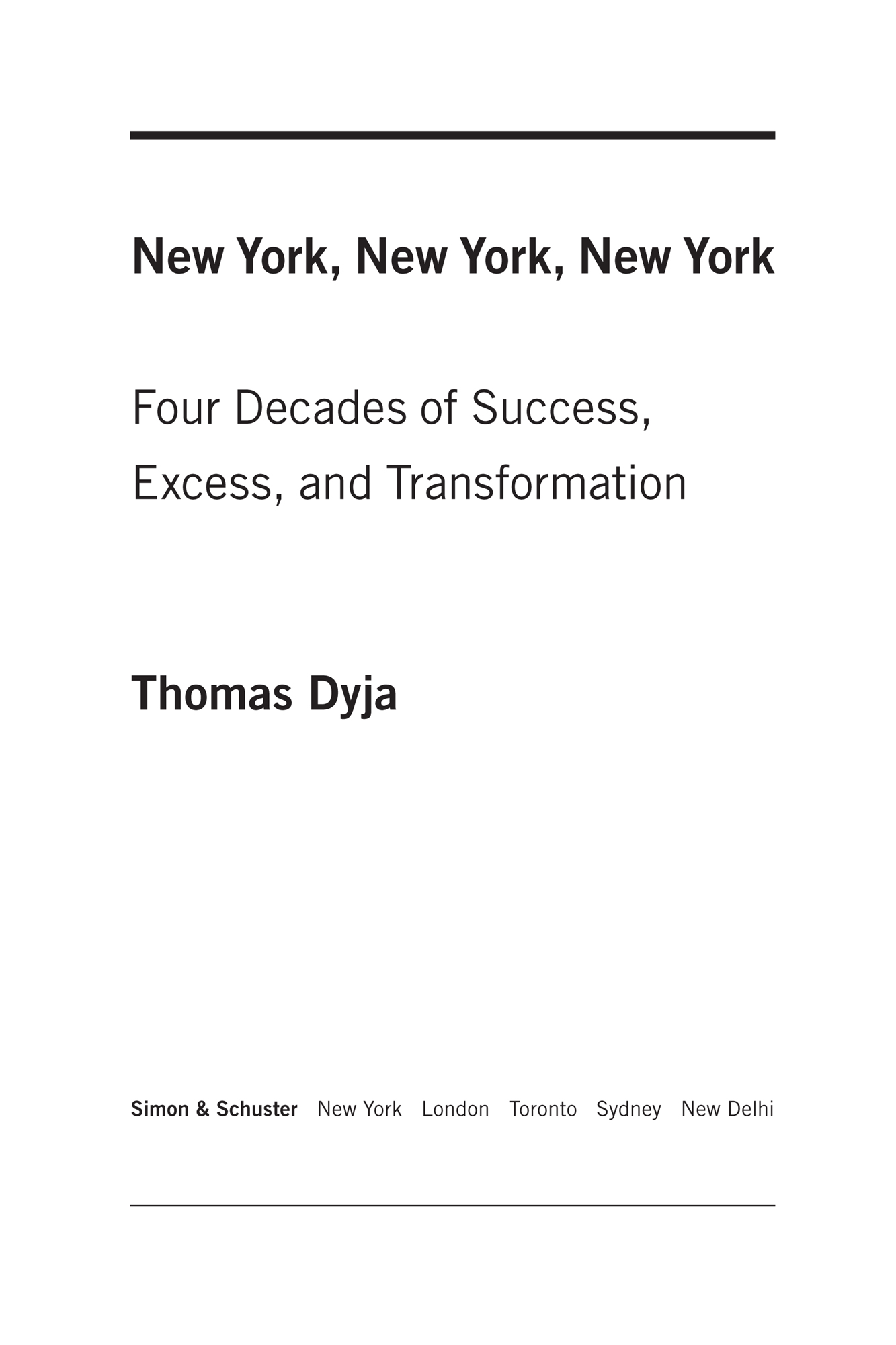 Also by Thomas Dyja Nonfiction The Third Coast When Chicago Built the American - photo 2