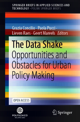 Grazia Concilio - The Data Shake: Opportunities and Obstacles for Urban Policy Making