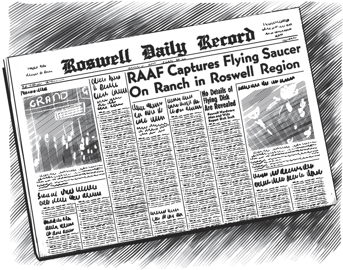 Why would the newspaper print a story that wasnt true The residents of Roswell - photo 7