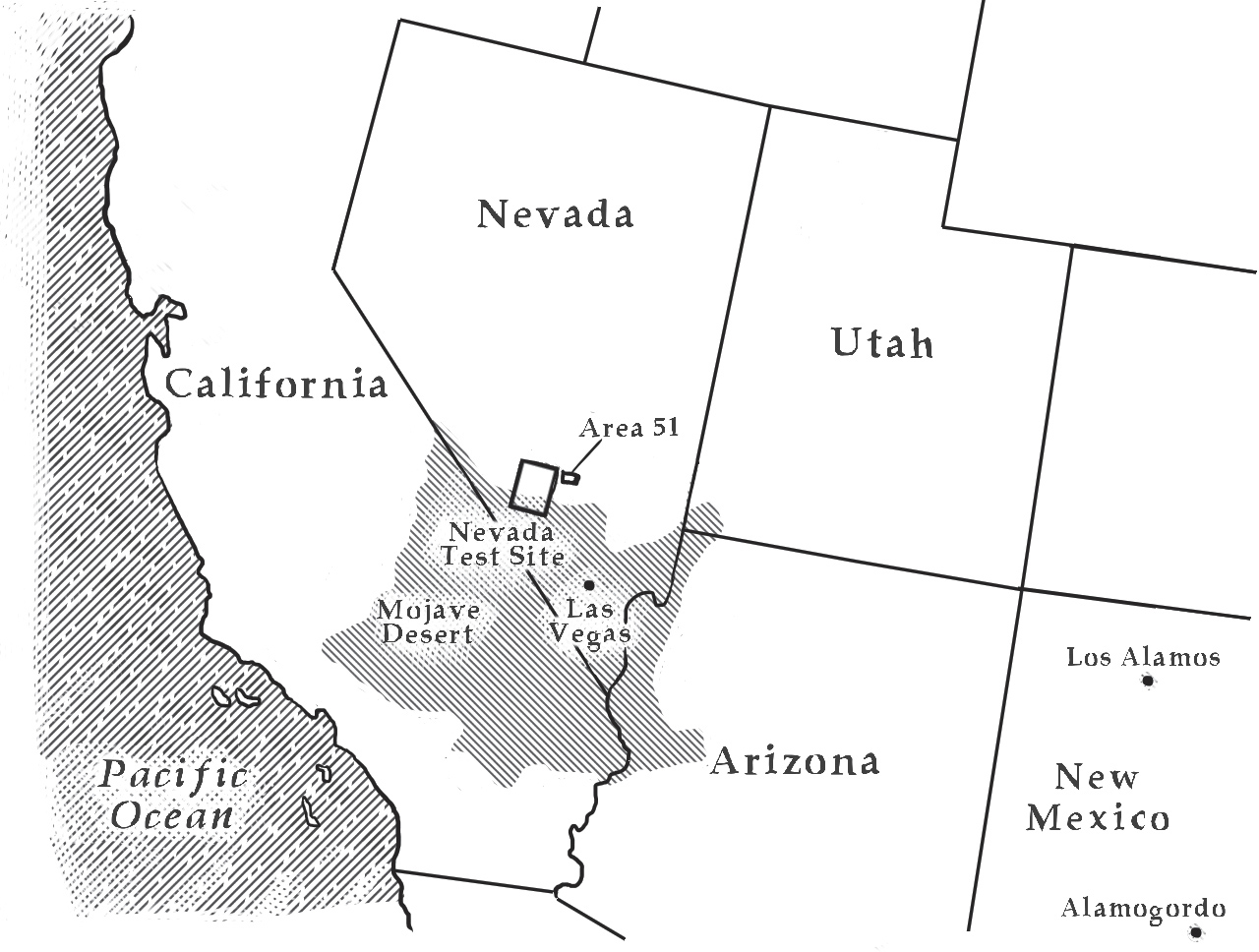 In 1942 there were only two dirt runways on the property near Groom Lake The - photo 8