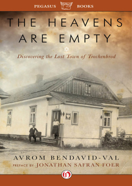 Avrom Bendavid-Val The Heavens Are Empty: Discovering the Lost Town of Trochenbrod