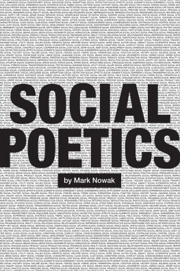 Mark Nowak - Social Poetics