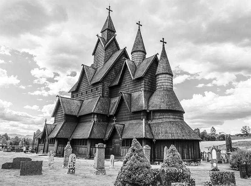 Heddal Stave Church built in the early thirteenth century near Telemark - photo 12