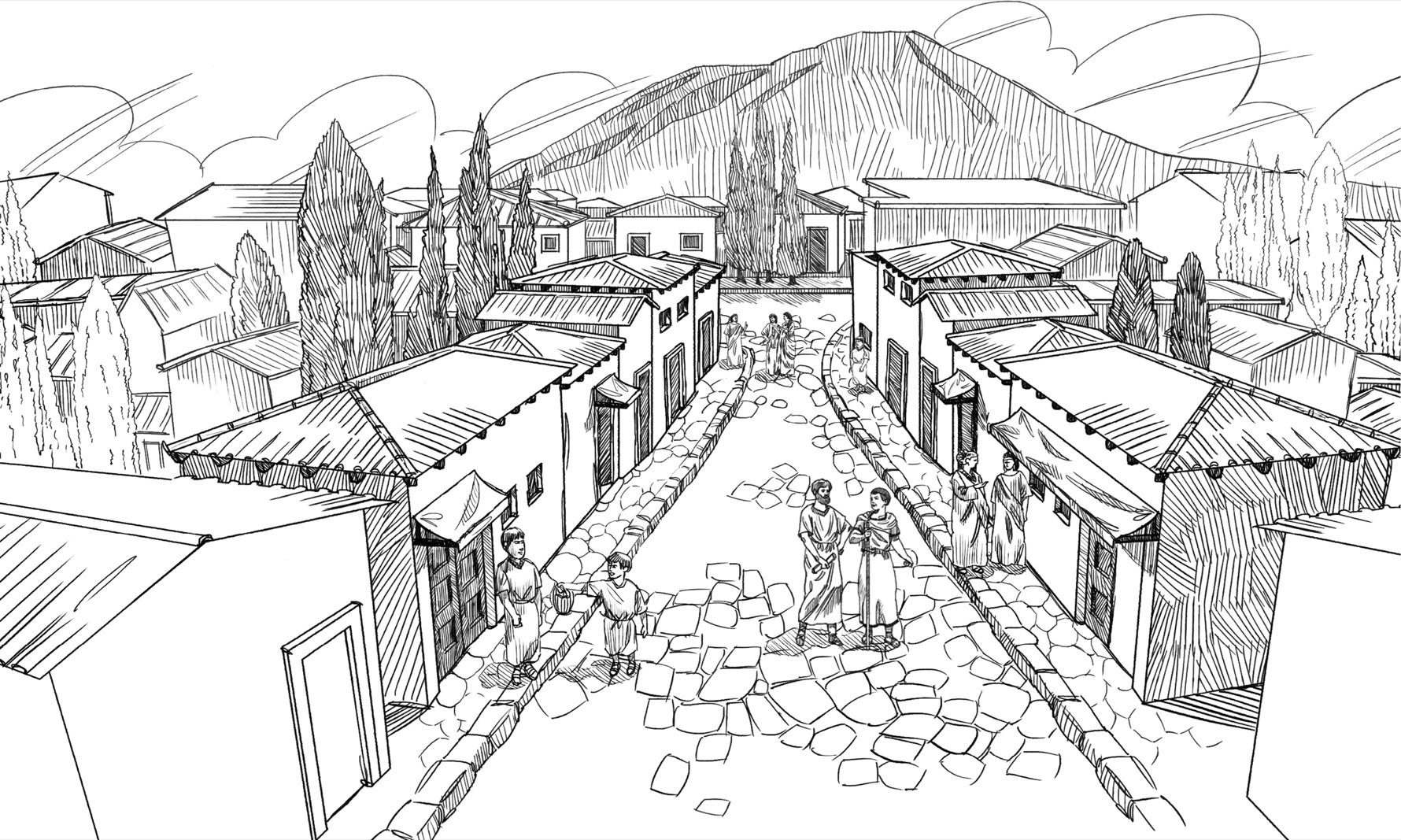 The Roman Empire Pompeii was a thriving harbor city located at the mouth of - photo 6