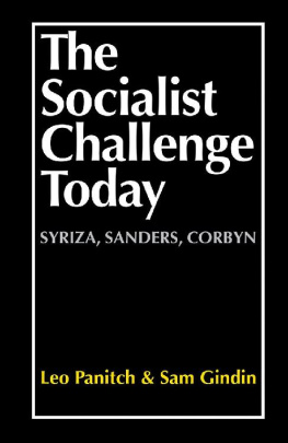 Panitch - The Socialist Challenge Today