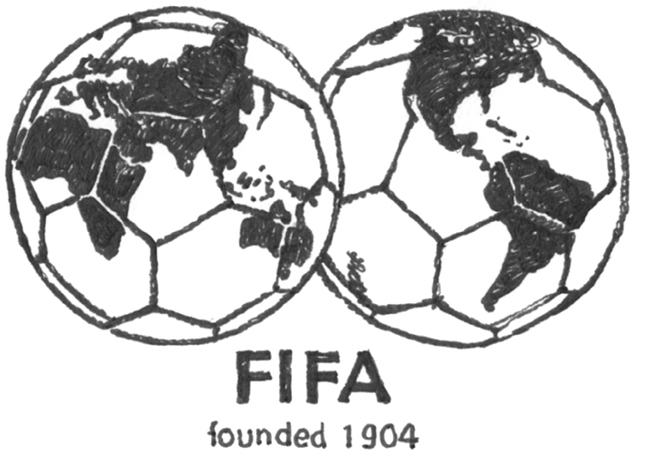 FIFA logo from 1977 to 1995 In 1904 an international soccer organization - photo 9