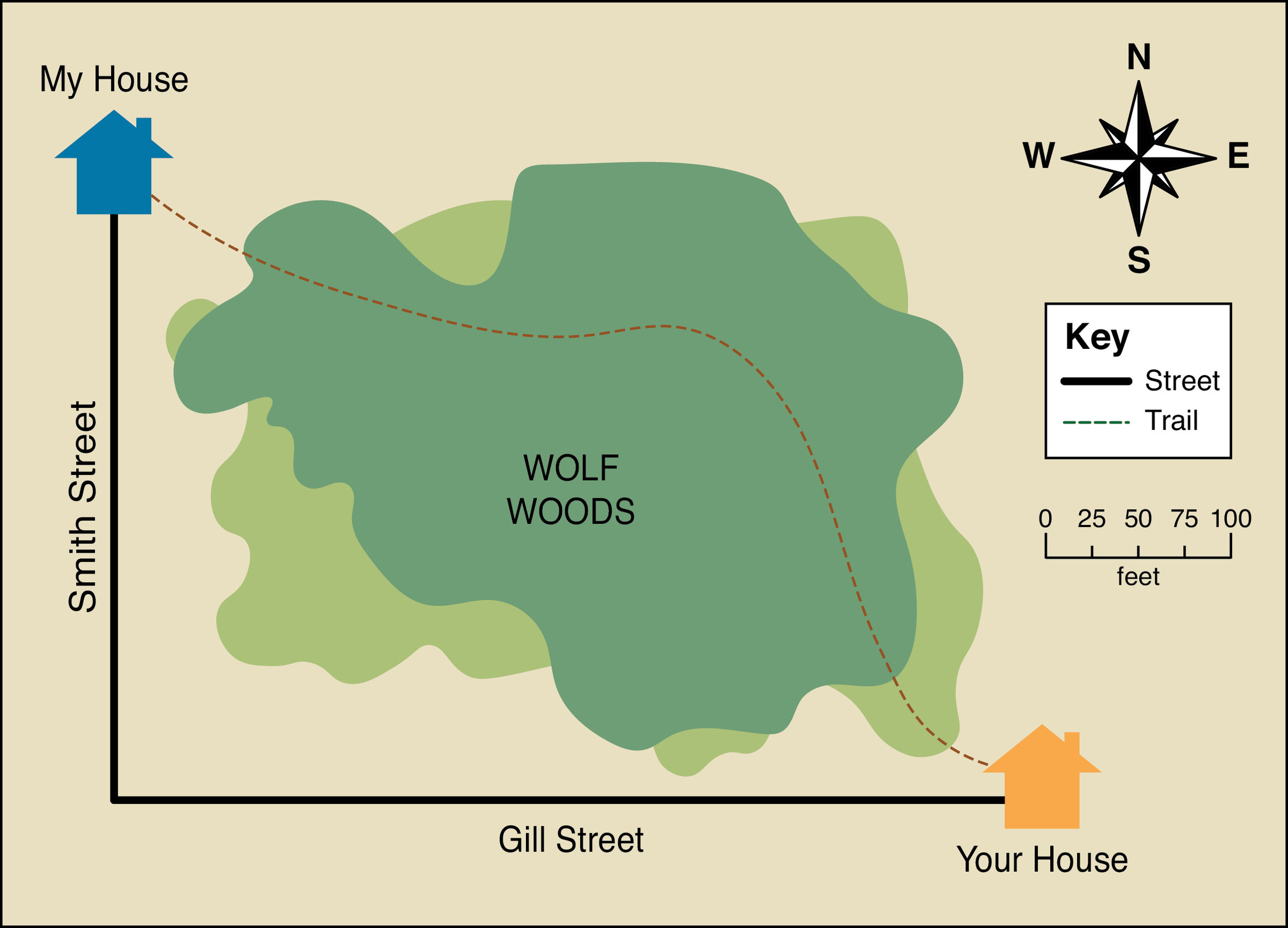 Maps are stylized pictures of places as seen from above A map may have a box - photo 3