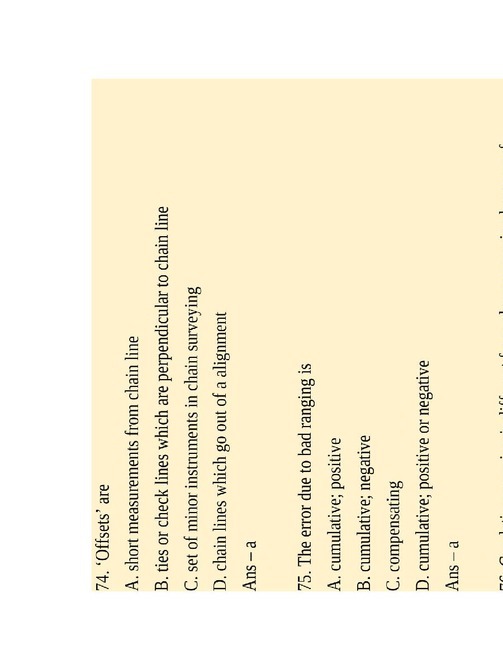 Civil Engineering Surveying MCQ Mcq On Theodolite Survey - photo 19