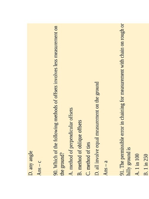 Civil Engineering Surveying MCQ Mcq On Theodolite Survey - photo 41