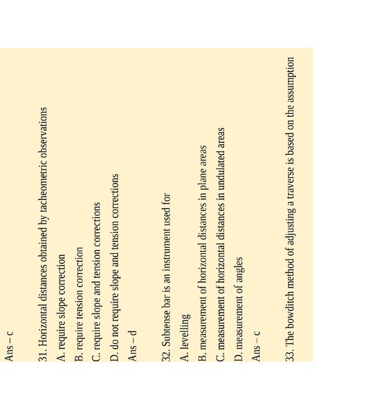 Civil Engineering Surveying MCQ Mcq On Theodolite Survey - photo 44