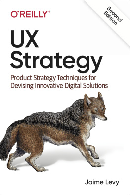 Jaime Levy UX Strategy, 2nd Edition