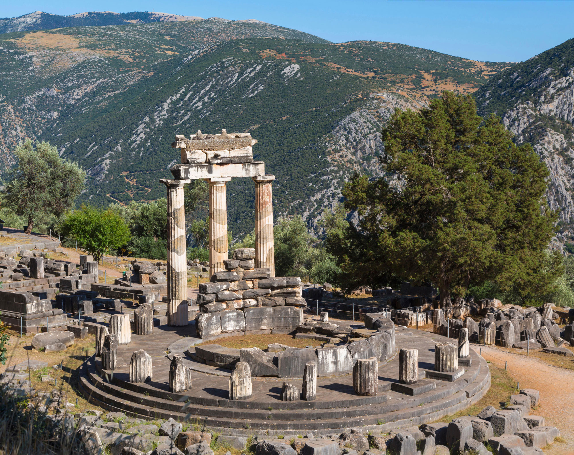 The fourth-century BCE tholos at Delphi Greece Indeed if asked to name an - photo 3