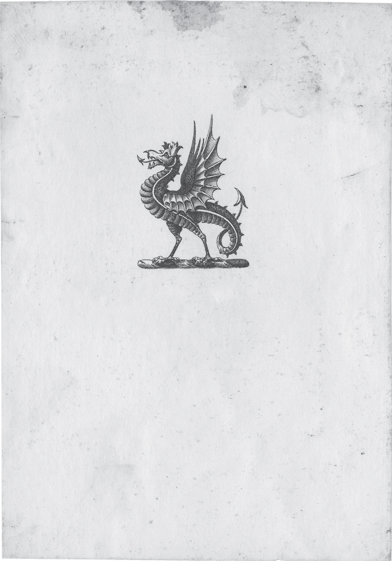 A wyvern or two-legged dragon Francis Drakes heraldic symbol The Rare Book - photo 3