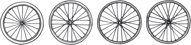 Most wheels have 36 spokes although this can also be 32 28 or 24 The more - photo 6