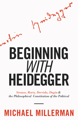 Millerman - Beginning with Heidegger