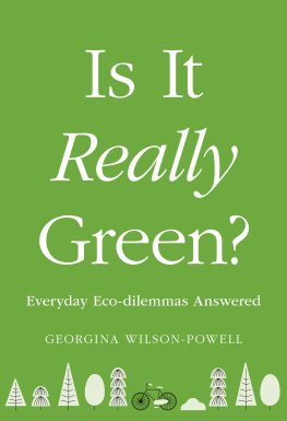 Georgina Wilson-Powell Is It Really Green?