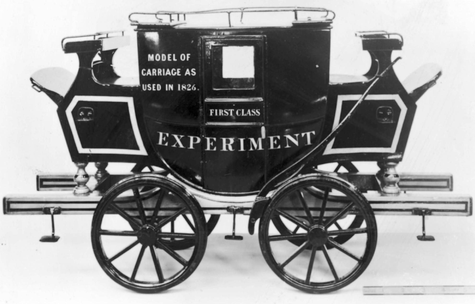 A model of the Experiment used to transport passengers on the Stockton - photo 5