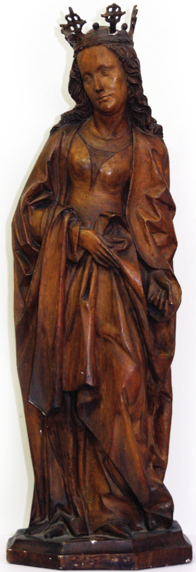 A nineteenth-century plaster representation of St Apollonia the patron saint of - photo 6