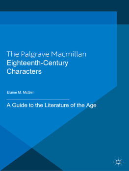 E. Mcgirr Eighteenth-Century Characters