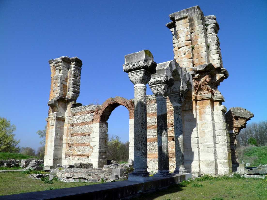 Carol Raddatos picture of the partially built basilica in Philippi which - photo 3