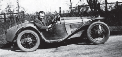Alec Issigonis driving his modified Austin Seven Sports near his home in - photo 6