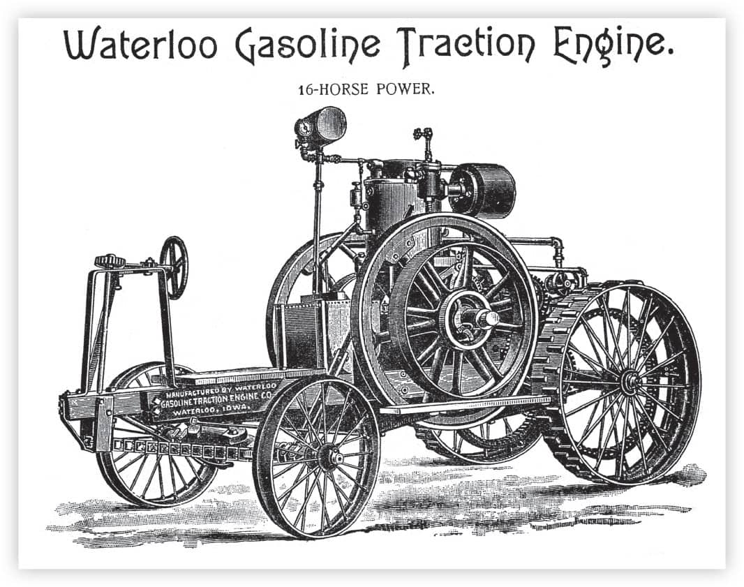 A drawing of the Froelich tractor from the original brochure Motorbooks - photo 9