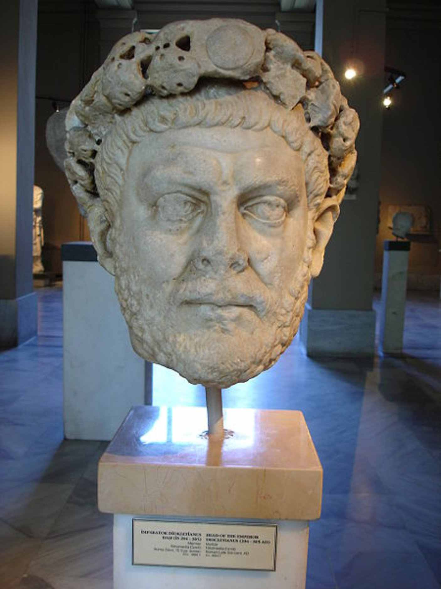 Bust of Diocletian Bust of Maximian Constantius prospered under the new - photo 5