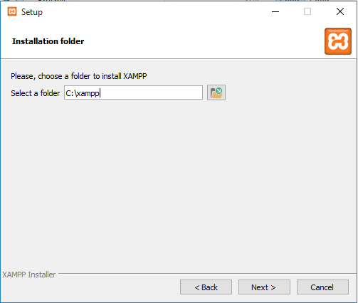 Select Destination folder and click next By default the Xampp app chooses - photo 4