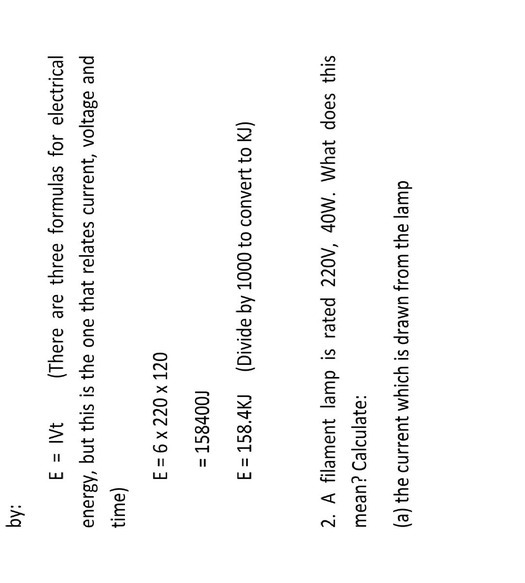 Physics Calculation The Calculating On Waves Sound And Electricity Calculate Electricity Usage - photo 28