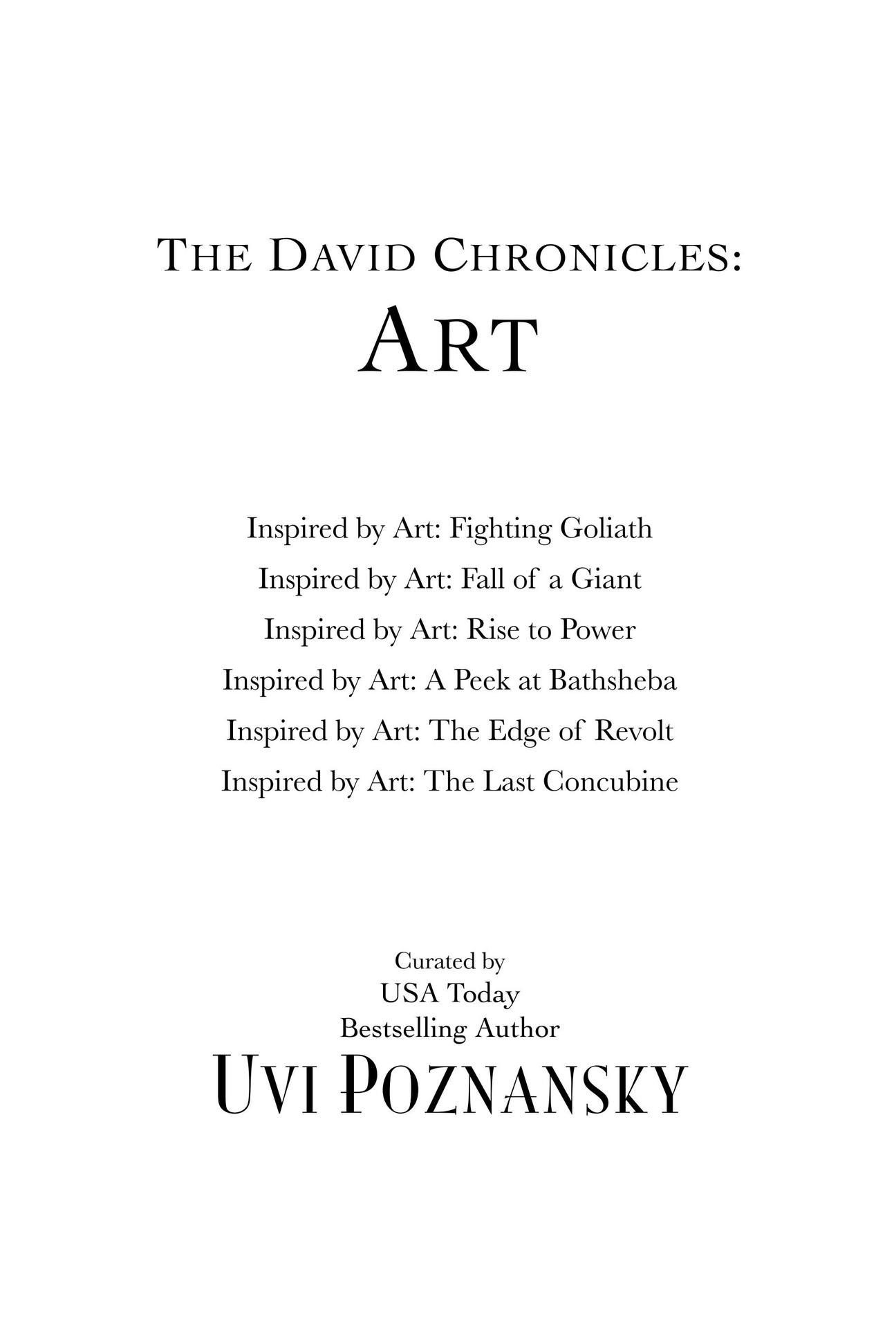 The David Chronicles Art - photo 1