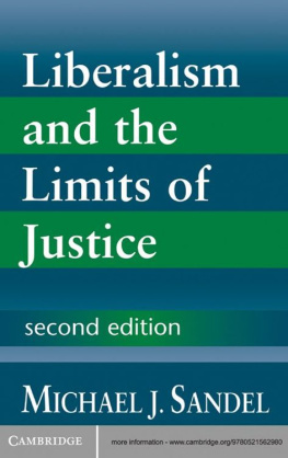 Michael J. Sandel - Liberalism and the Limits of Justice