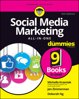 Michelle Krasniak Social Media Marketing All-in-One For Dummies