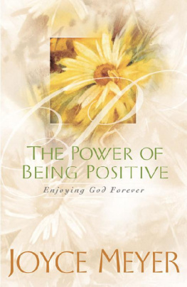 Joyce Meyer - The Power of Being Positive