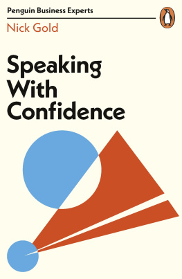 Nick Gold - Speaking with Confidence