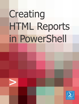 it-ebooks Creating HTML Reports in PowerShell