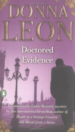 Donna Leon Doctored Evidence (Commissario Brunetti 13)