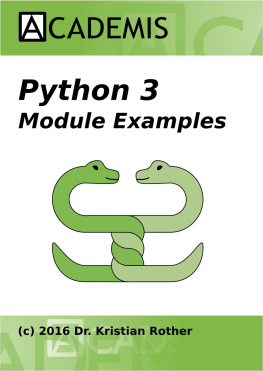 it-ebooks - Python 3 Module Examples