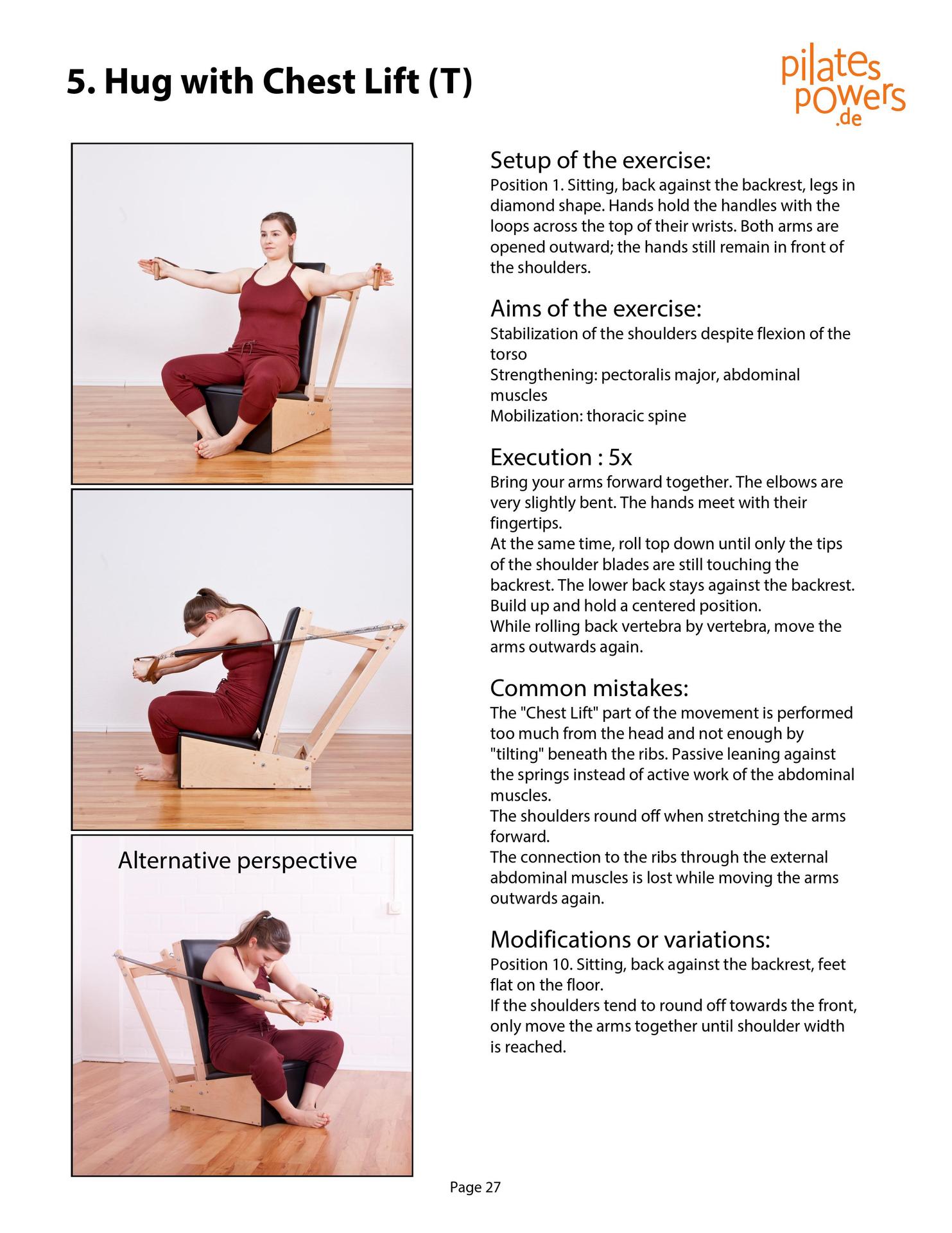 The Pilates Arm Chair The 42 most effective exercises - photo 27