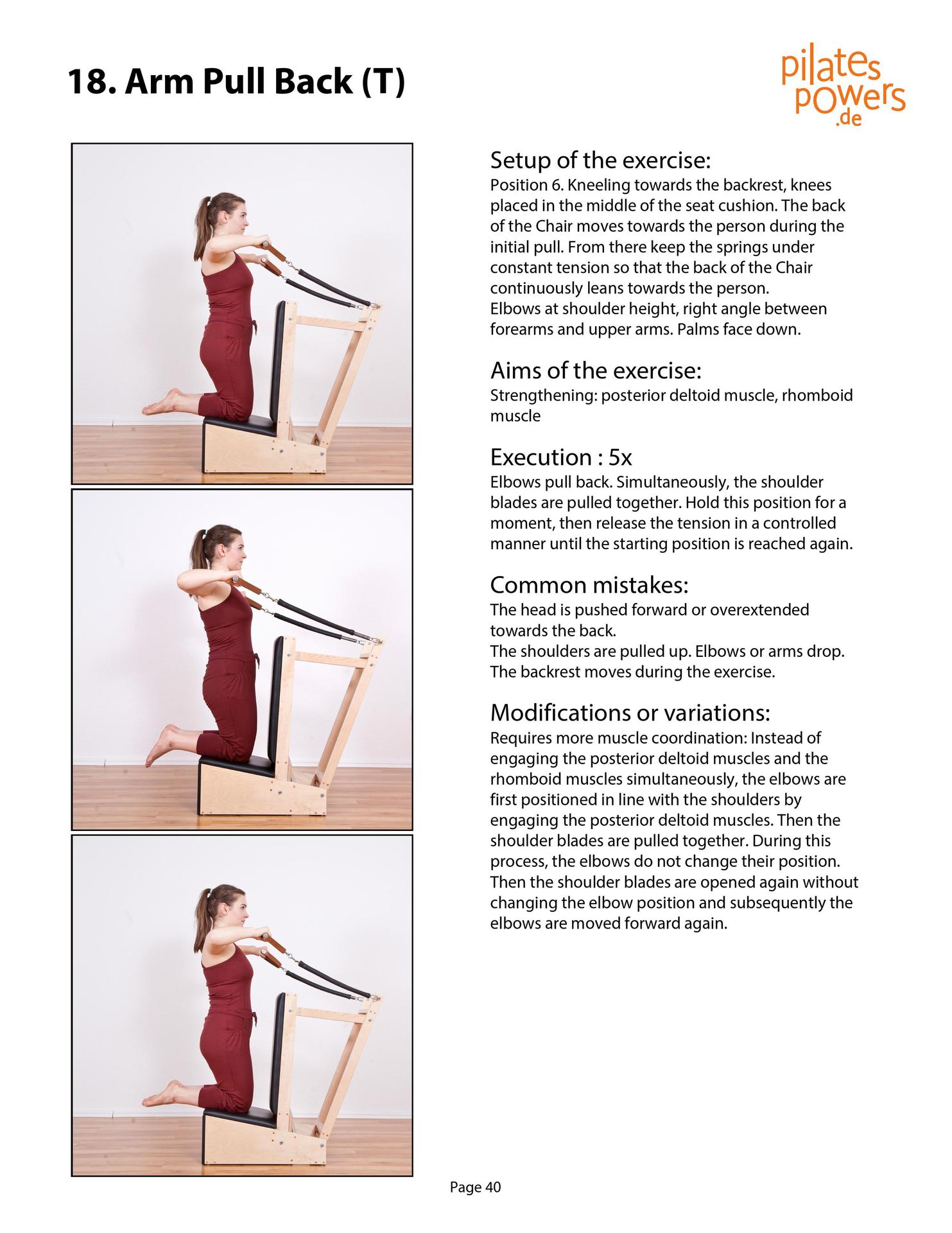 The Pilates Arm Chair The 42 most effective exercises - photo 40
